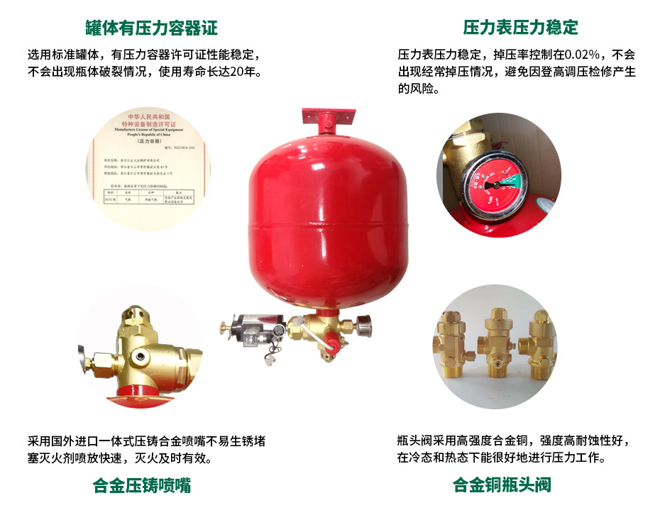 電磁式懸掛式七氟丙烷滅火裝置優(yōu)勢(shì)