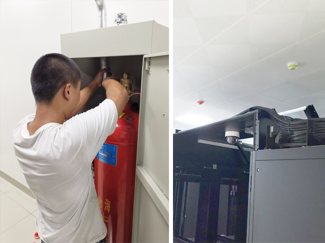 數(shù)據中心氣體滅火系統(tǒng)裝置安裝圖