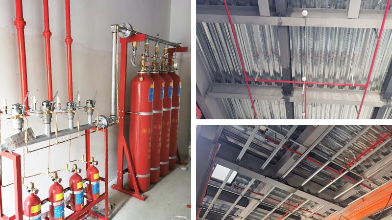 汽車發(fā)動(dòng)機(jī)實(shí)驗(yàn)室氣體滅火系統(tǒng)