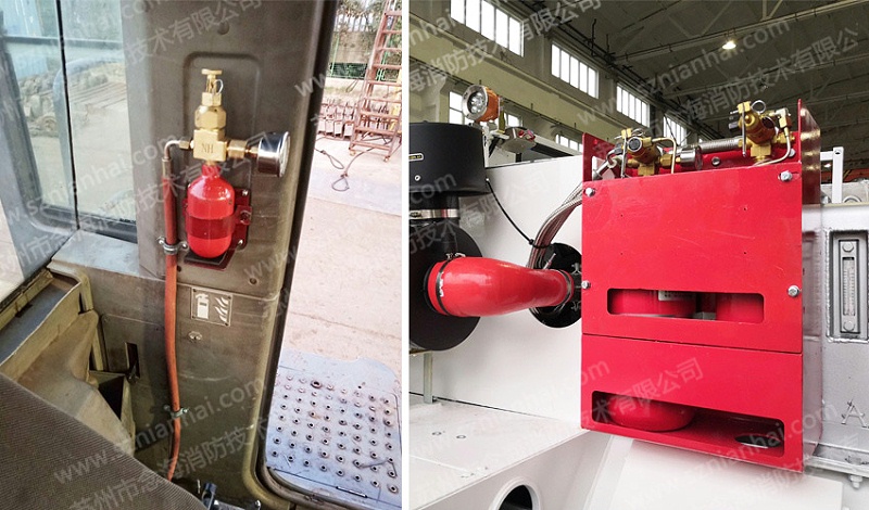 煤礦車載自動滅火裝置2