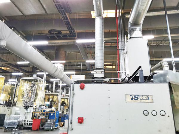 噴涂設(shè)備氣體滅火系統(tǒng)，念海消防助力康迪泰克橡塑安全生產(chǎn)